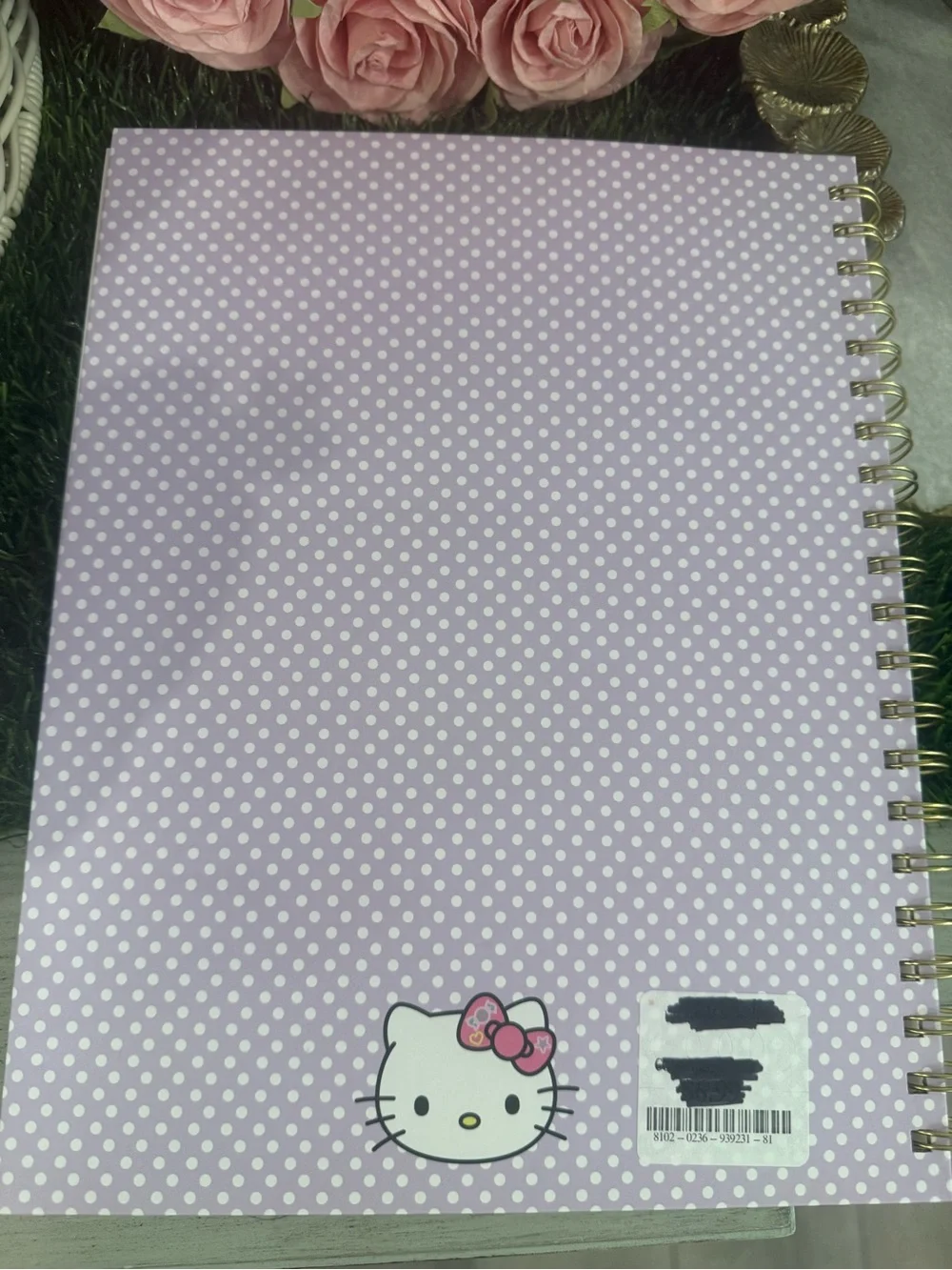 Sanrio Hello Kitty - stars and hearts - spiral notebook